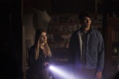 Meg Donnelly and Drake Rodger in 'The Winchesters'