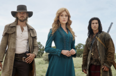 Matt Barr, Katherine McNamara & Justin Johnson Cortez in 'Walker Independence'