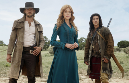 Matt Barr, Katherine McNamara & Justin Johnson Cortez in 'Walker Independence'