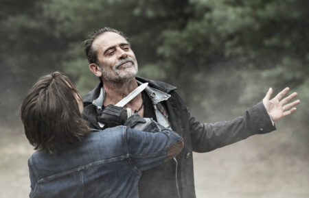 Lauren Cohan and Jeffrey Dean Morgan in 'The Walking Dead: Dead City'