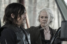 Norman Reedus as Daryl Dixon, Melissa McBride as Carol Peletier