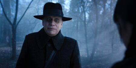 Fred Armisen as Uncle Fester in Netflix's 'Wednesday'