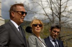 Kevin Costner, Kelly Reilly, and Wes Bentley in 'Yellowstone' Season 5
