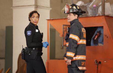 Gina Torres and Rob Lowe in '9-1-1: Lone Star'