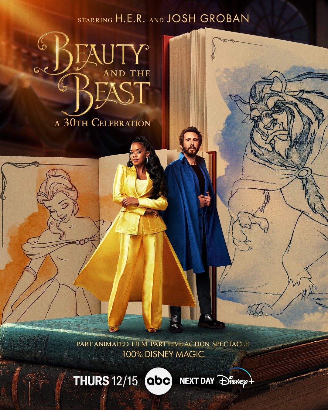 Beauty and the Beast: A 30th Celebration Josh Groban H.E.R.