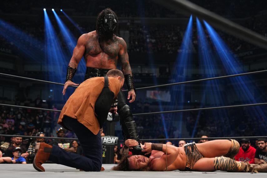 Christian Cage, Luchasaurus and Jungle Boy on AEW 