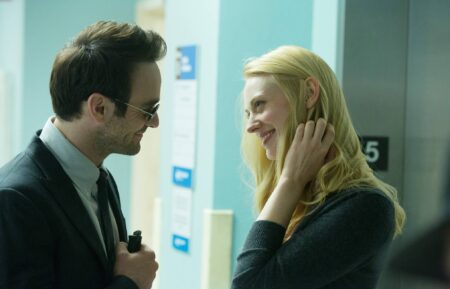 Deborah Ann Woll and Charlie Cox in 'Daredevil'