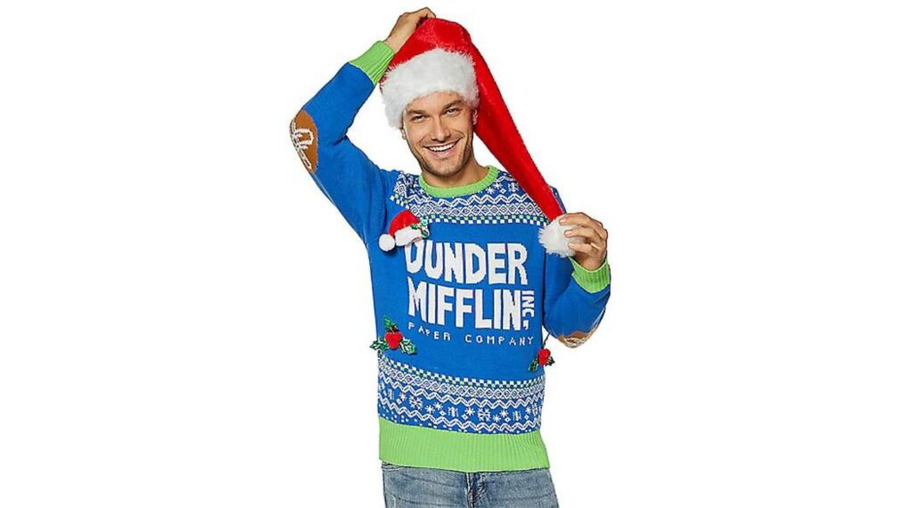 Dunder Mifflin Ugly Christmas Sweater - The Office