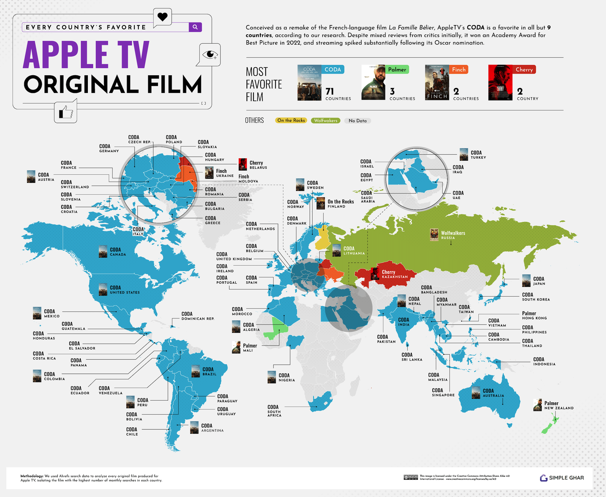 Every country's favorite Apple TV+ film