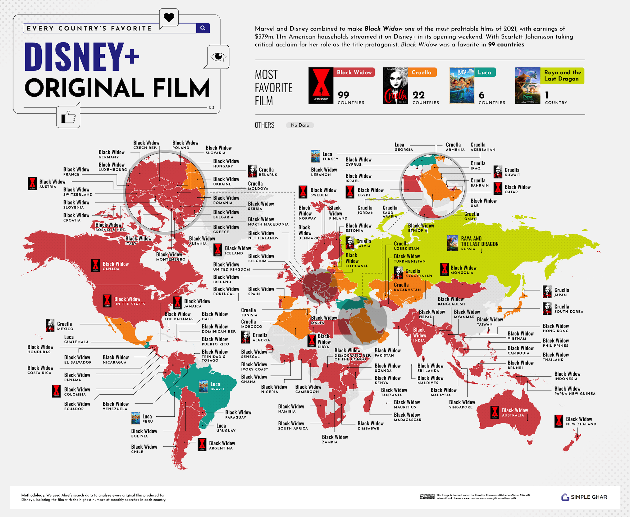 Every country's favorite Disney+ film