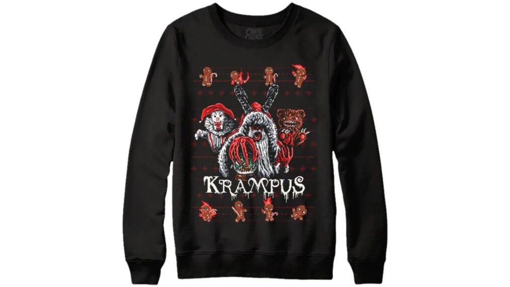 Krampus - Faux Holiday Crewneck Sweater