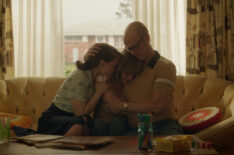 Anna Paquin, Mckenna Grace & Colin Hanks in 'A Friend of the Family'
