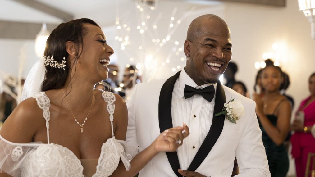 Keri Hilson and Ne-Yo in 'Hip Hop Christmas Wedding'