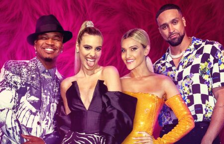 (L-R) Ne-Yo, Lele Pons, Ashley Roberts & Ashley Banjo in 'Dance Monsters' poster