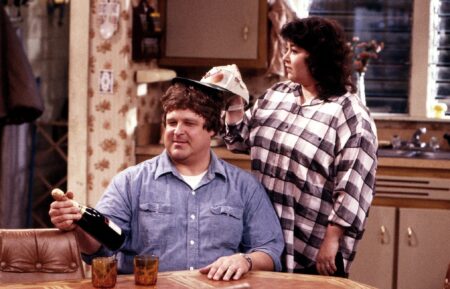 Roseanne Bar and John Goodman on 'Roseanne'