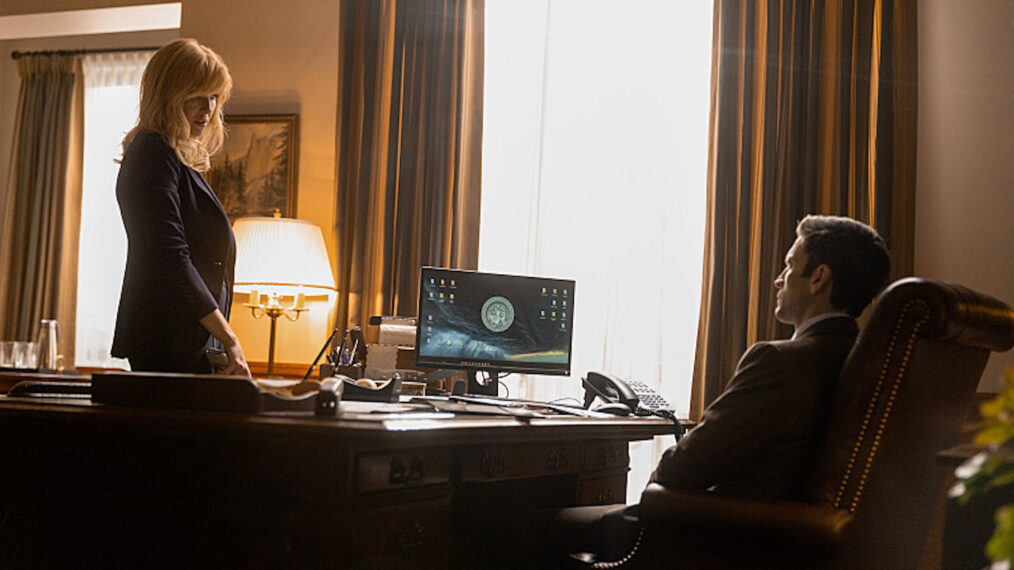 Kelly Reilly and Wes Bentley in 'Yellowstone'