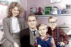 A Christmas Story cast - Melinda Dillon, Darren McGavin, Ian Petrella, Peter Billingsley