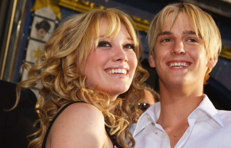 Hilary Duff and Aaron Carter
