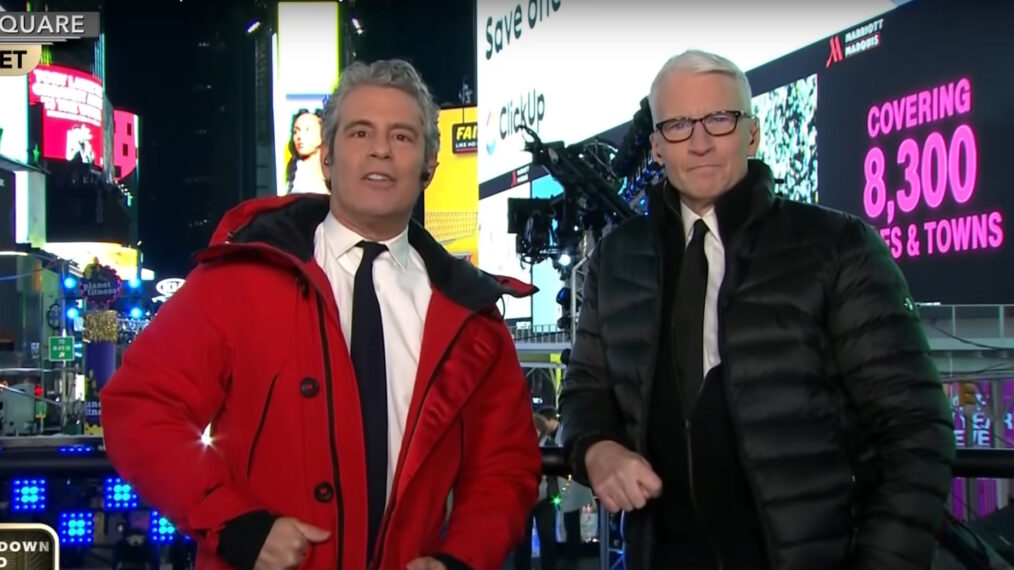 Andy Cohen and Anderson Cooper host CNN's New Year's Eve Celebration