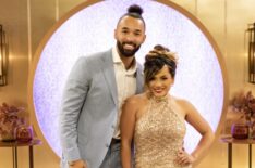 Bartise Bowden and Nancy Rodriguez in the 'Love Is Blind' Season 3 reunion