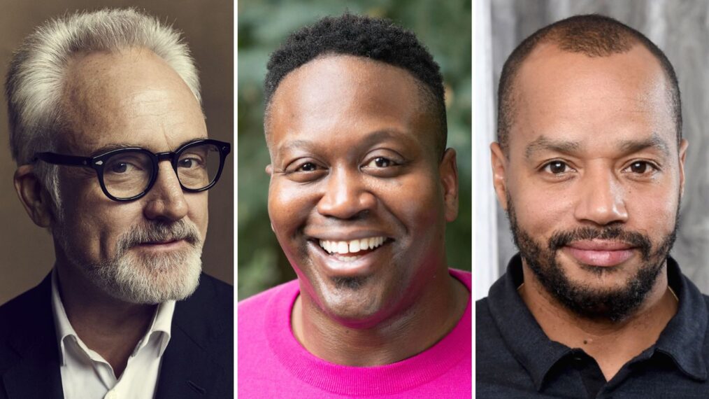 (L-R) Bradley Whitford, Tituss Burgess, and Donald Faison