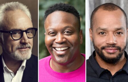 (L-R) Bradley Whitford, Tituss Burgess, and Donald Faison