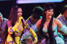 Cardi B and Glorilla perform at AMAs 2022