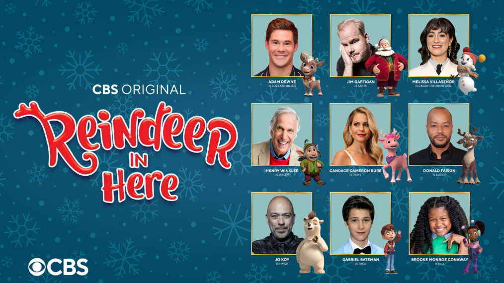 CBS's 'Reindeer In Here' cast and characters graphic