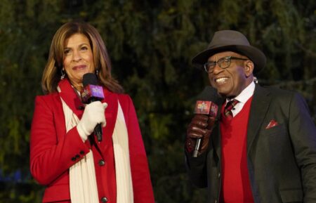 Hoda Kotb and Al Roker at the 'Christmas in Rockfeller Center' special in 2021