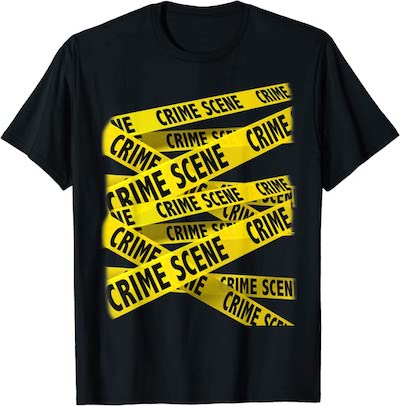 Crime Scene Investigation Tape, Forensic Science, CSI Police T-Shirt