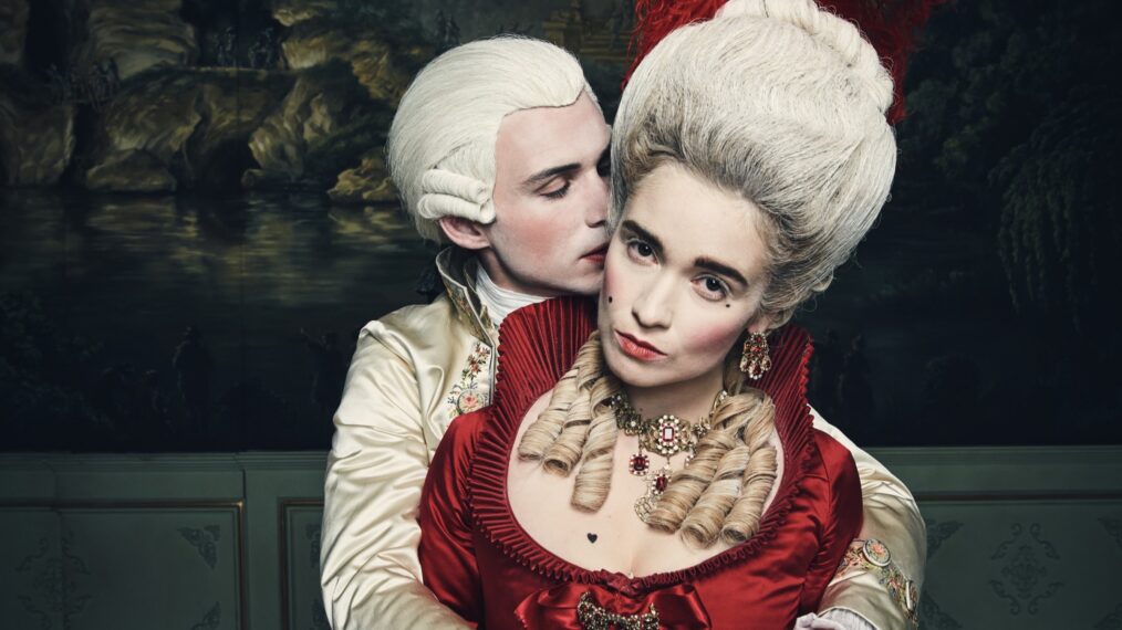 Nicholas Denton and Alice Englert in 'Dangerous Liaisons'