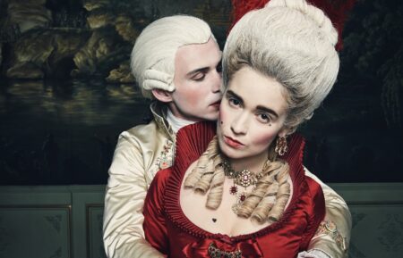 Nicholas Denton and Alice Englert in 'Dangerous Liaisons'