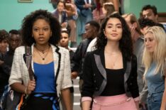 Riele Downs and Auli'i Cravalho in 'Darby and the Dead'