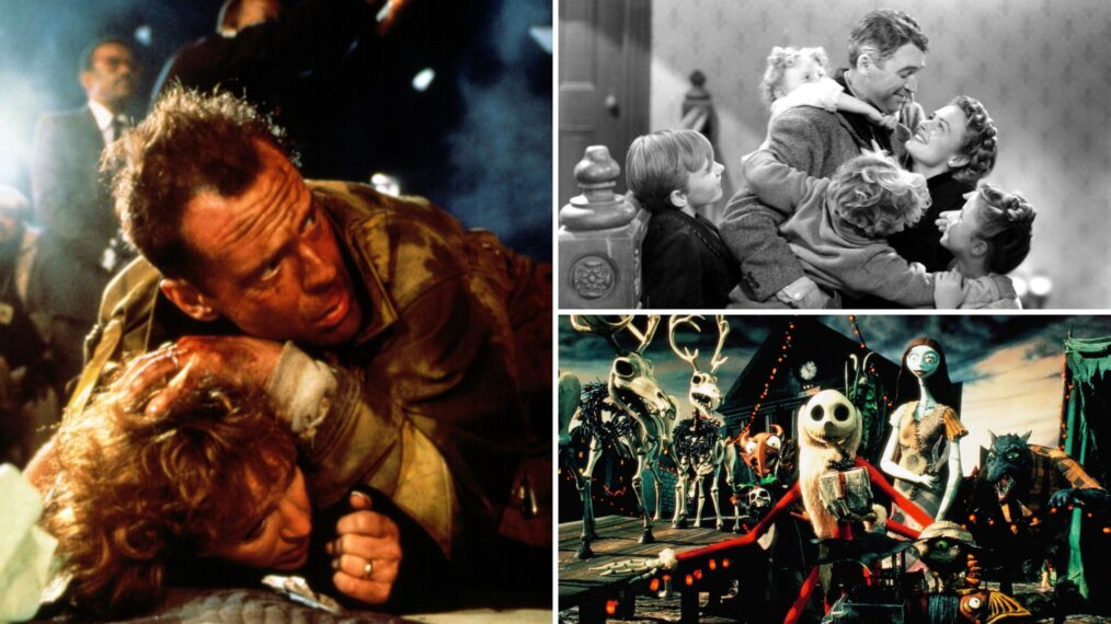 'Die Hard,' 'It's a Wonderful Life,' and 'The Nightmare Before Christmas'