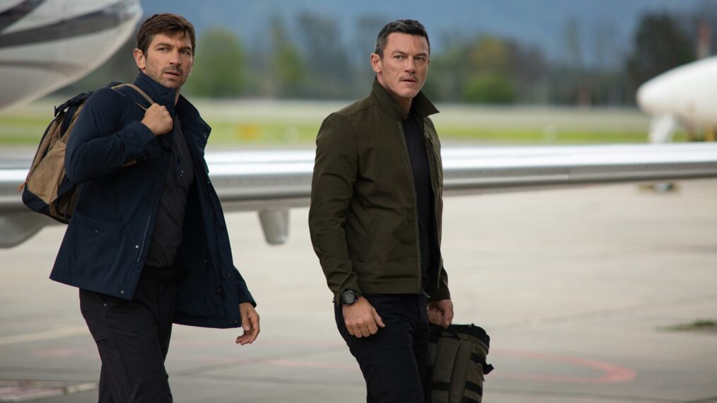 Michiel Huisman and Luke Evans in 'Echo 3'