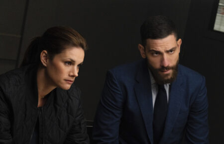 Missy Peregrym and Zeeko Zaki in 'FBI'