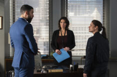 Zeeko Zaki, Alana De La Garza, and Missy Peregrym in 'FBI'