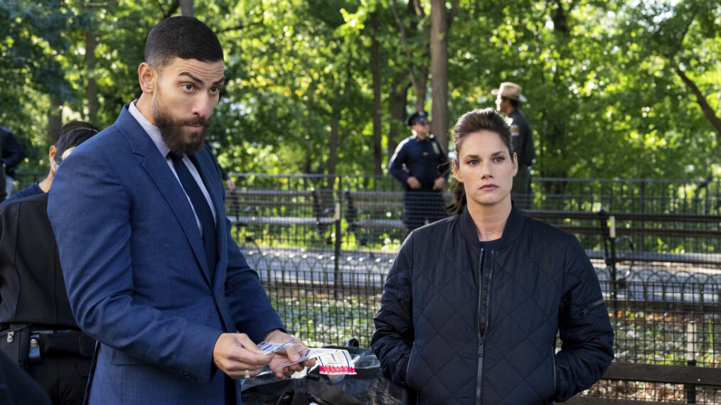 Zeeko Zaki and Missy Peregrym on 'FBI'