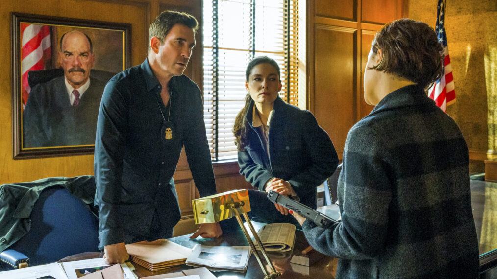 Dylan McDermott and Alexa Davalos in 'FBI: Most Wanted'