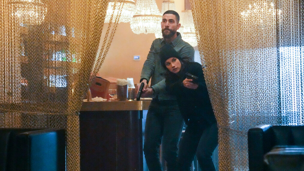 Zeeko Zaki and Missy Peregrym in 'FBI'