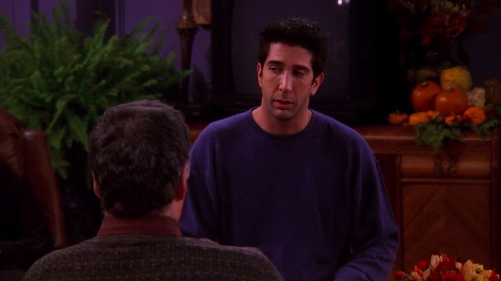 David Schwimmer in Season 6 Thanksgiving episode of 'Friends'