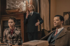 Bailey Bass, Sam Reid and Jacob Anderson in 'Interview with the Vampire'