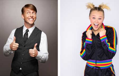 Jack McBrayer and JoJo Siwa