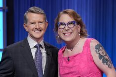 Ken Jennings and Amy Schneider in 'Jeopardy!'s Tournament of Champions