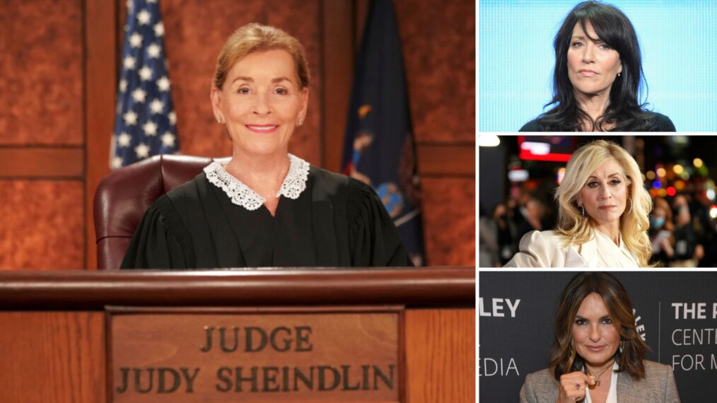 Judge Judy Sheindlin, Katey Sagal, Judith Light, and Mariska Hargitay