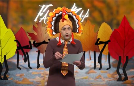 Kieran Culkin as a Thanksgiving turkey for 'Saturday Night Live'