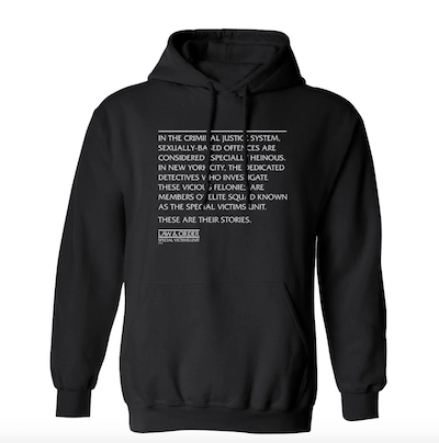 Law & Order Criminal Justice System Quote Fleece Hooded Sweatshirt