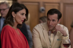 Gina Bellman and Noah Wyle in 'Leverage: Redemption'