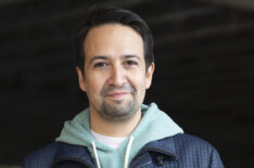 Lin-Manuel Miranda on set of 'Percy Jackson and the Olympians'