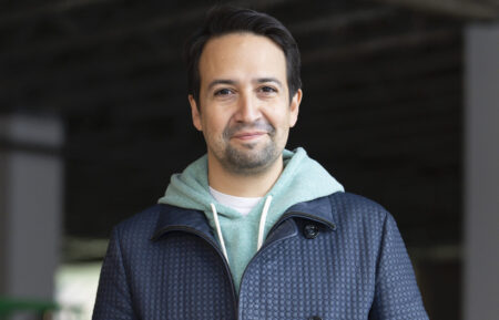 Lin-Manuel Miranda on set of 'Percy Jackson and the Olympians'